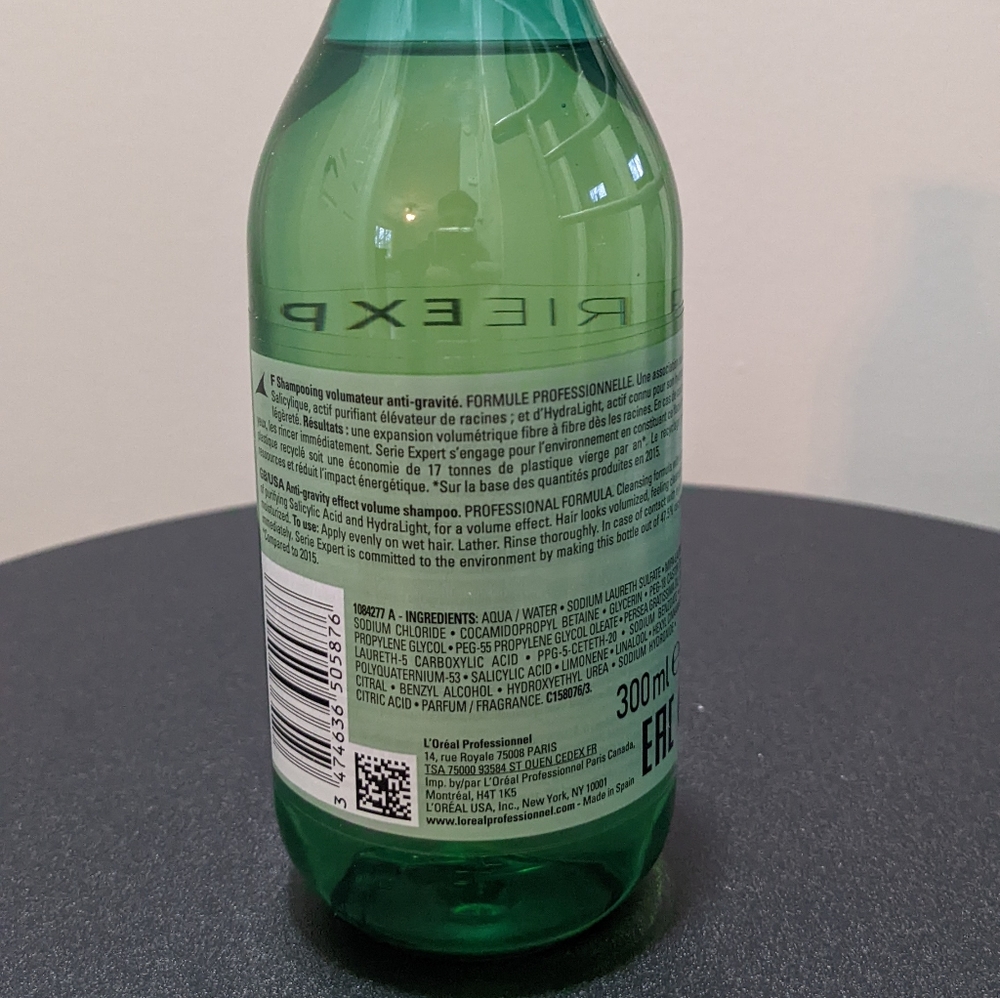 L'ORÉAL PROFESSIONNEL SERIE EXPERT VOLUMETRY ANTI-GRAVITY SHAMPOO 10.1oz - Picture 2 of 2